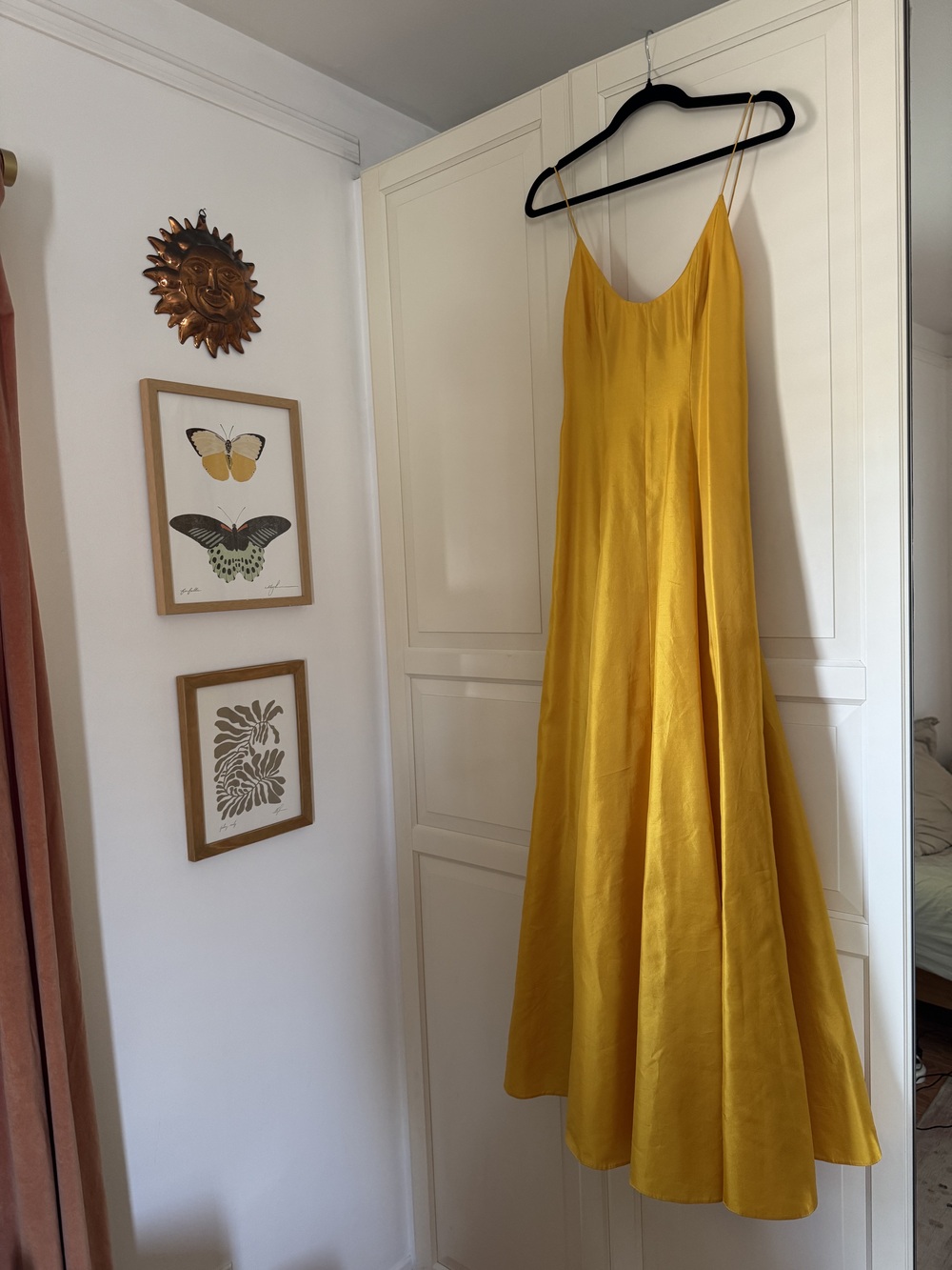 STAUD Lia Silk Dress - Sample